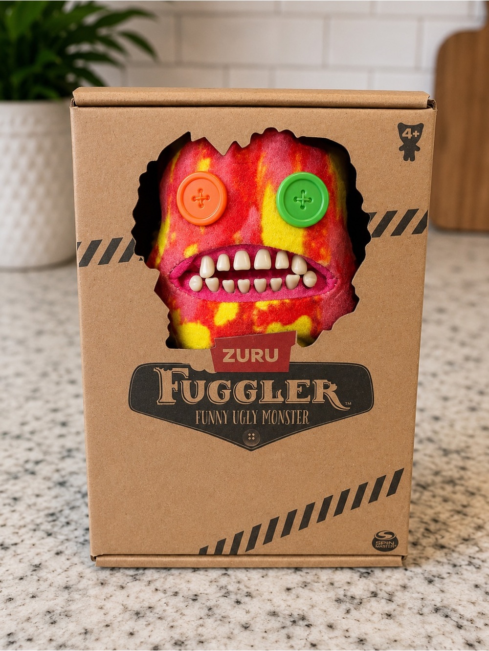 ZURU Fuggler Funny Ugly Monster Plush Backpack –  Button Eye Character